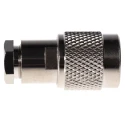 RS PRO Coaxial Connector Cable Male TNC, 50 Ω, Straight Body Solder, RG58/U Cable 11GHz 136-718
