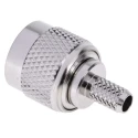 RS PRO Coaxial Connector Cable Male TNC 50 Ω Straight Body 136-538