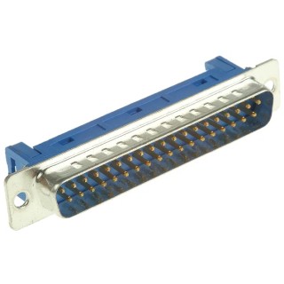RS PRO 37 Way Straight 1.27 mm Pitch Cable D-Sub Connector Male 136-487