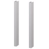 Bott Workbench Accessory Rear Frame Short Upright Steel for Bott Cabinets and Worktops 900mm Height 600mm Depth 16921360.16