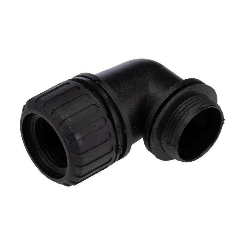 Adaptaflex Black Conduit Fitting Nominal Size 28 mm PG21 Polyamide 66 IP68 IP67 IP66 IP69K PG21