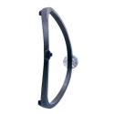 Adaptaflex Black Polyamide 66 Conduit Fitting, 34 mm Nominal Size, PG29 Threaded Interface, IP69K IP66 IP67 IP68 Rated PG29