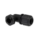 Adaptaflex Black Polyamide 66 Conduit Fitting 13 mm Nominal Size PG9 Thread with 90° Elbow ASF13/PG9/90 & AWB13
