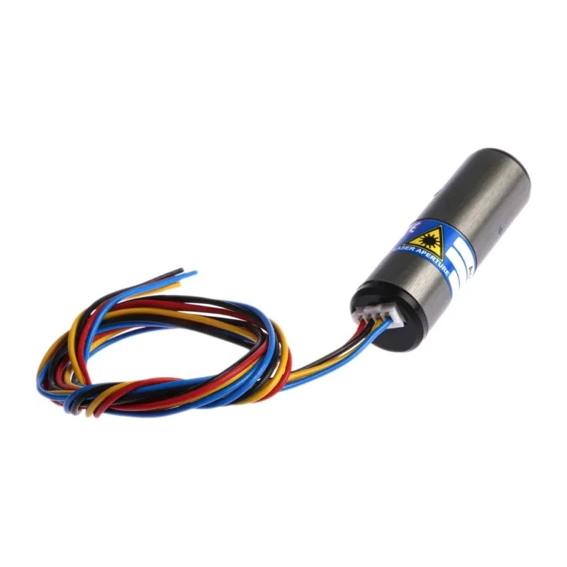 Global Laser High Visibility 520 nm Green Modulating Laser Module 5 mW PWM Control with Dot Pattern 3V 1V 1421-93-000