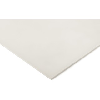 RS PRO White Polyethylene High Density Plastic Sheet 500 mm x 500 mm x 20 mm 137-641