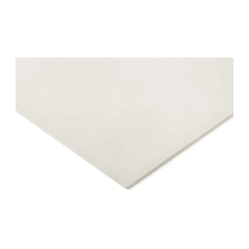 RS PRO White Polyethylene High Density Plastic Sheet 500 mm x 500 mm x 20 mm 137-641