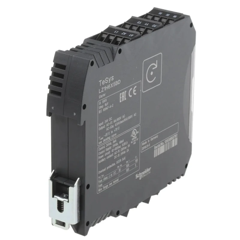 Schneider Electric TeSys H Advanced Motor Starter Direct on Line 30V 3 kW 3 Phase IP20 LZ1H6X5BD