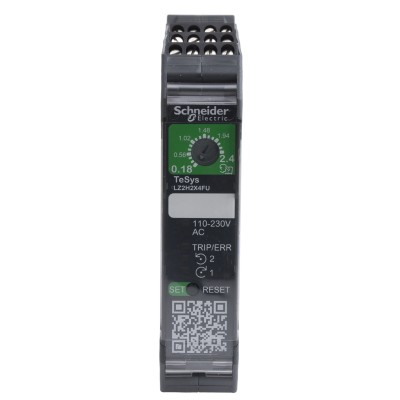 Schneider Electric TeSys H Advanced Motor Starter, Reversible, 3 Phase, 500V ac, 1.1 kW, 2.4A, IP20 LZ2H2X4FU