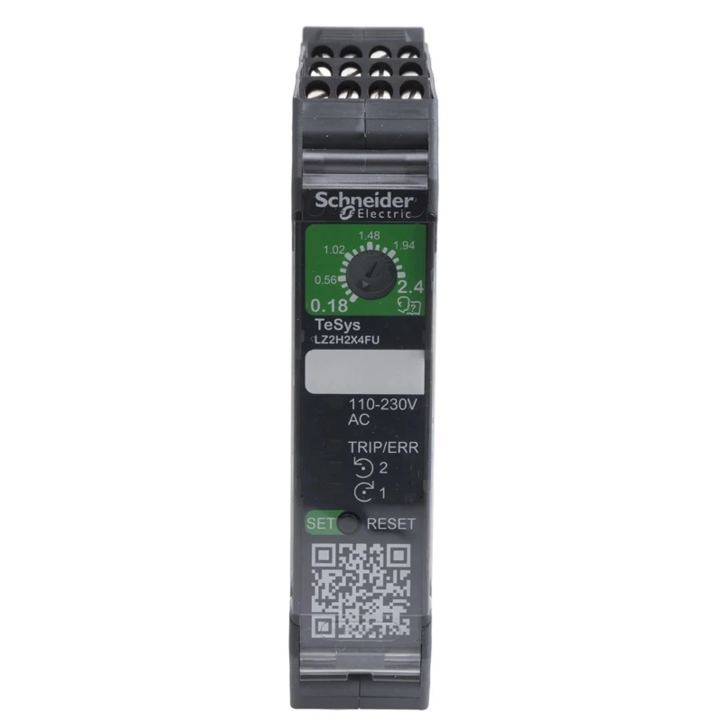 Schneider Electric TeSys H Advanced Motor Starter, Reversible, 3 Phase, 500V ac, 1.1 kW, 2.4A, IP20 LZ2H2X4FU