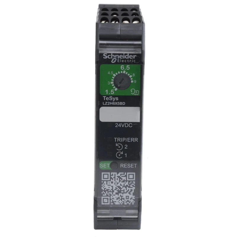 Schneider Electric TeSys H Reversing Starter, Reversible, 3 kW, 500V ac, 3 Phase, 6.5A, IP20, DIN Rail Mount LZ2H6X5BD