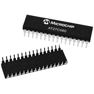 Microchip 8 MB OTP EPROM 32-Pin PDIP Memory Chip AT27C080-90PU