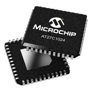 Microchip 1 MB EPROM 44-Pin PLCC Memory Chip AT27C1024-45JU
