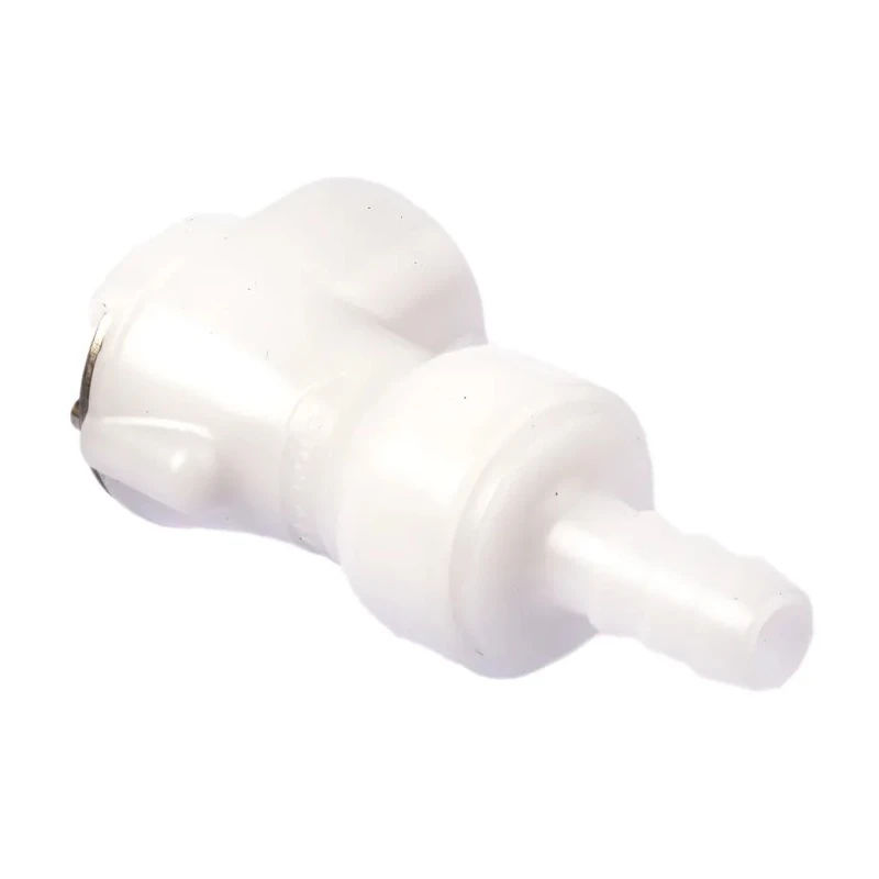 Colder Products Hose Connector 6.35 mm ID Threaded Male Acetal Body White, 8.3 bar PLCD17004