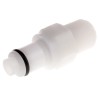 Colder Products Hose Connector Threaded Male 1/4 in NPT, Acetal Body, 8.3 bar Maximum Operating Pressure PLCD24004