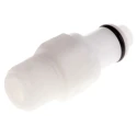 Colder Products Hose Connector Threaded Male 1/4 in NPT, Acetal Body, 8.3 bar Maximum Operating Pressure PLCD24004