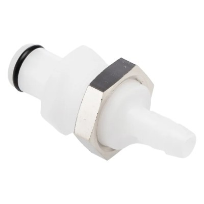 Colder Products Hose Connector 6.35 mm ID Threaded, Acetal Body, 8.3 bar Maximum Operating Pressure PLC42004