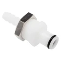 Colder Products Hose Connector 6.35 mm ID Threaded, Acetal Body, 8.3 bar Maximum Operating Pressure PLC42004