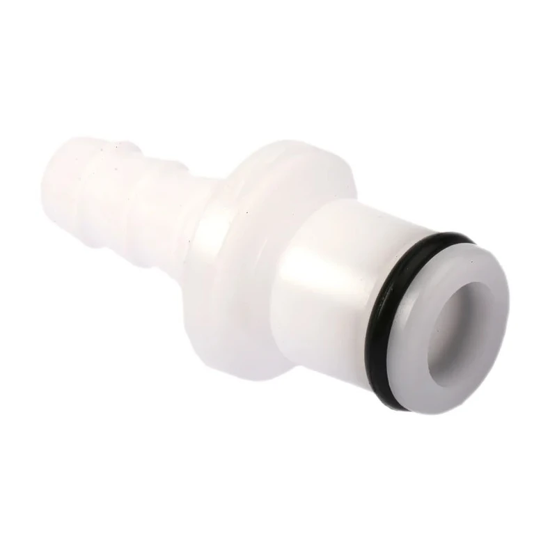 Colder Products Hose Connector 6.35 mm ID Threaded Body Acetal White 8.3 bar PLC22004