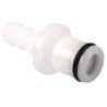 Colder Products Hose Connector 6.35 mm ID Threaded Body Acetal White 8.3 bar PLC22004