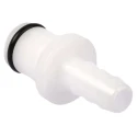 Colder Products Hose Connector 6.35 mm ID Threaded Body Acetal White 8.3 bar PLC22004