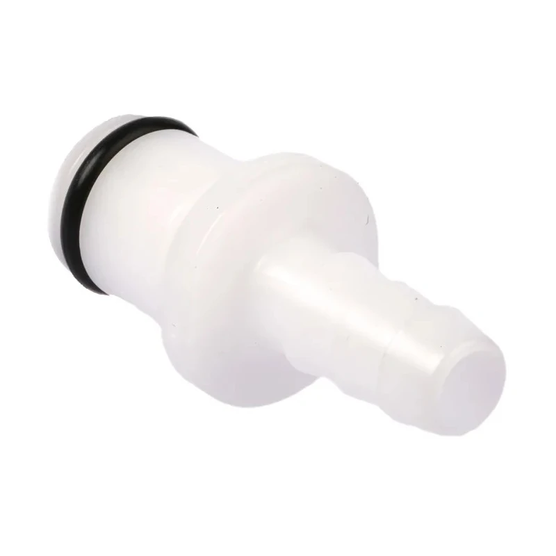 Colder Products Hose Connector 6.35 mm ID Threaded Body Acetal White 8.3 bar PLC22004