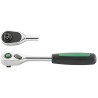 STAHLWILLE 9.53 mm Alloy Steel Ratchet with Chrome Finish, Ratchet Handle 193mm Overall 12111020