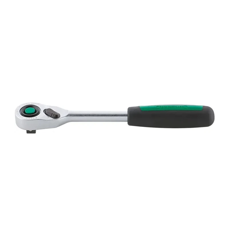 STAHLWILLE 12.7 mm Ratchet with Ratchet Handle, 265.5 mm Overall Length, 80 Tooth Chrome Alloy Steel 13111120