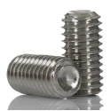 RS PRO Stainless Steel M5 x 10 mm Plain Cup Grub Screw DIN 7991, DIN 916 137-792