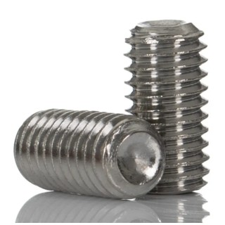 RS PRO Stainless Steel M5 x 10 mm Plain Cup Grub Screw DIN 7991, DIN 916 137-792
