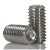 RS PRO Stainless Steel M5 x 10 mm Plain Cup Grub Screw DIN 7991, DIN 916 137-792