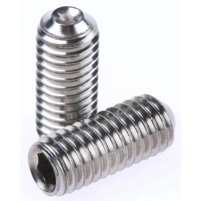 RS PRO Stainless Steel M5 x 12 mm Plain Cup Grub Screw DIN 916 Thread 0.8 mm 137-809