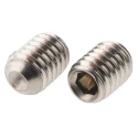 RS PRO Stainless Steel M6 x 8 mm Grub Screw Plain Cup 137-821