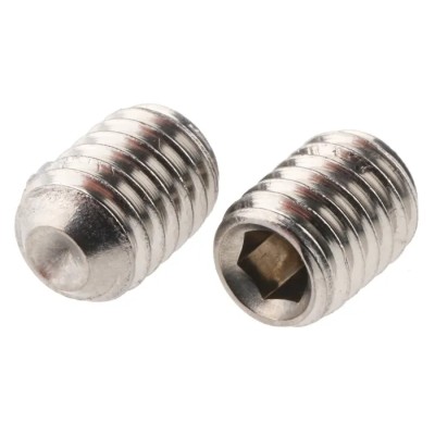 RS PRO Stainless Steel M6 x 8 mm Grub Screw Plain Cup 137-821