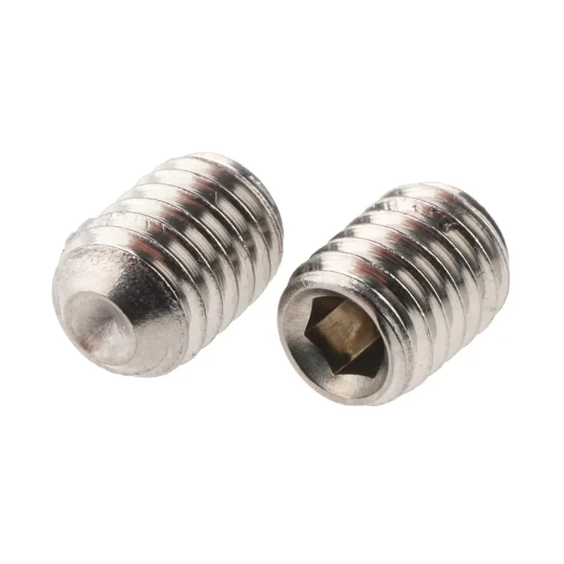 RS PRO Stainless Steel M6 x 8 mm Grub Screw Plain Cup 137-821