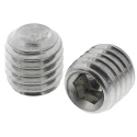 RS PRO Stainless Steel M8 x 8 mm Plain Cup Grub Screw DIN 916 137-859