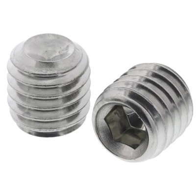 RS PRO Stainless Steel M8 x 8 mm Plain Cup Grub Screw DIN 916 137-859