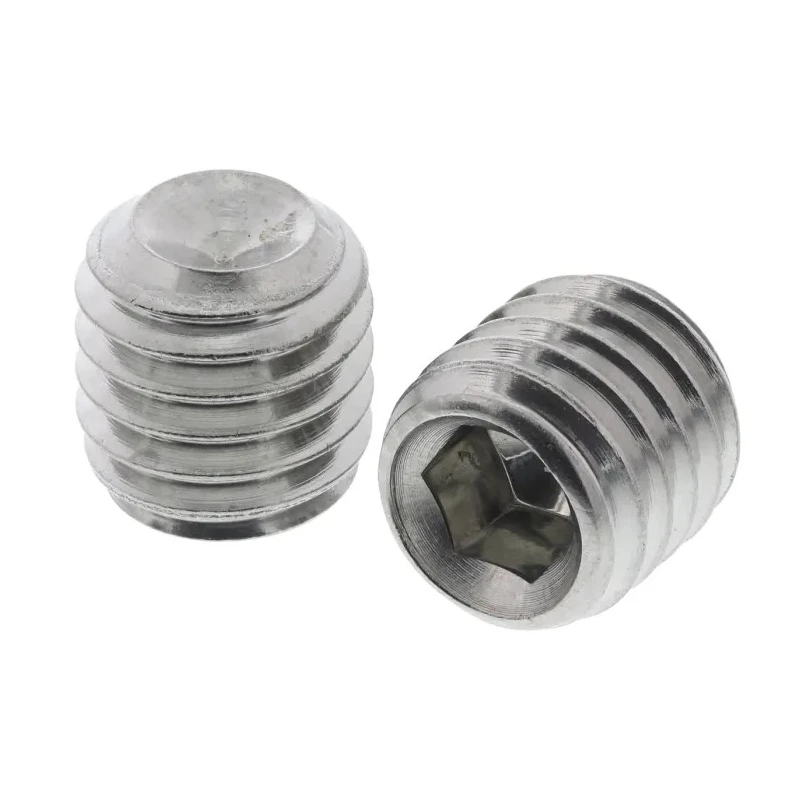 RS PRO Stainless Steel M8 x 8 mm Plain Cup Grub Screw DIN 916 137-859