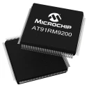 Microchip 32 bit ARM920T Microcontroller PQFP 208-Pin 180 MHz 128kB FLASH AT91RM9200-QU-002