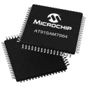 Microchip 32 bit ARM7TDMI AT91 Microcontroller 55 MHz 64kB FLASH 64-Pin LQFP AT91SAM7S64C-AU