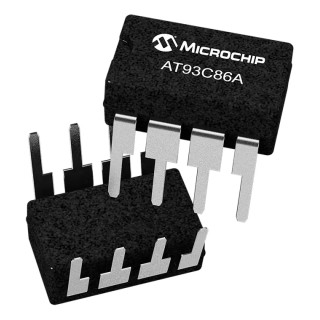 Microchip 16 kB Serial-3 Wire EEPROM 250 ns 8-Pin PDIP Through Hole AT93C86A-10PU-2.7
