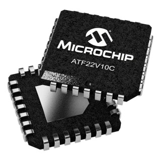 Microchip Simple Programmable Logic Device ATF22V10C-15JU 350 Gates, 10 Macro Cells, 10 I/O, 83.3 MHz ATF22V10C-15JU