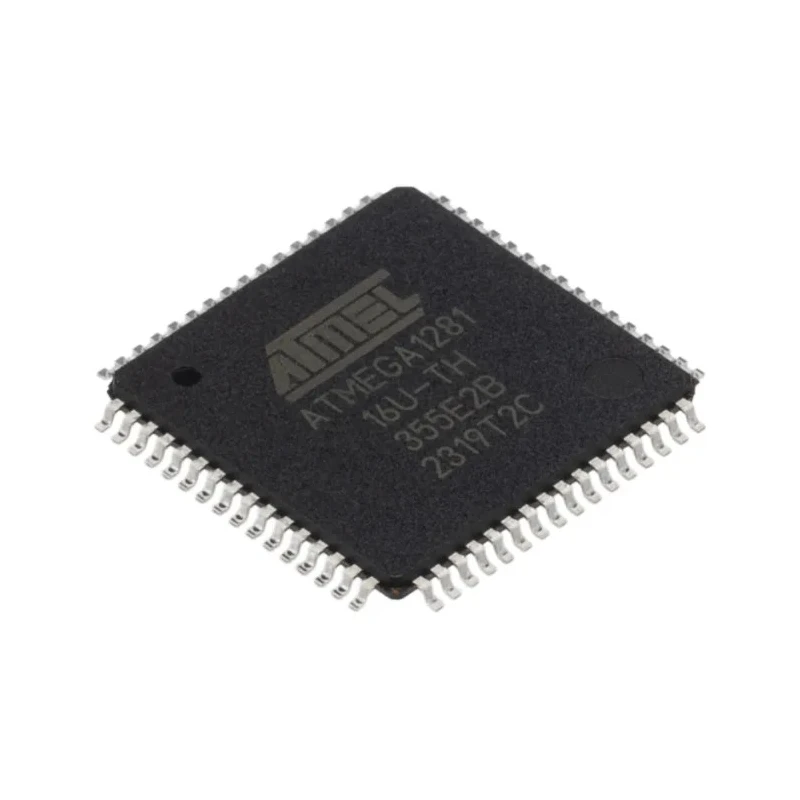 Microchip 8-bit AVR ATmega Microcontroller 16 MHz 128kB FLASH 64-Pin TQFP ATMEGA1281-16AU