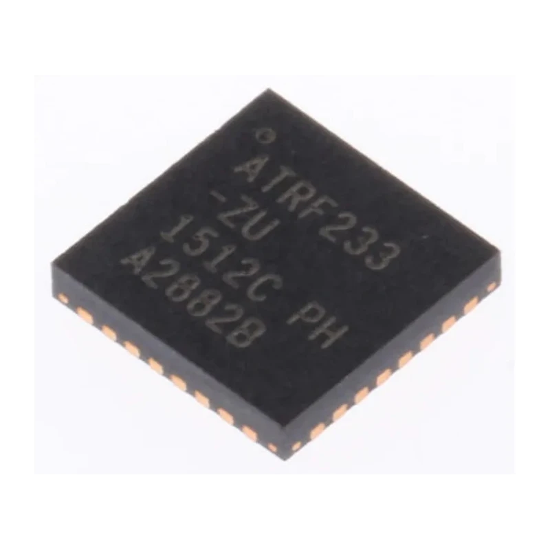 Microchip ZigBee Transceiver 2.4GHz IEEE 802.15.4 O-QPSK Modulation 32-Pin QFN Surface Mount AT86RF233-ZU