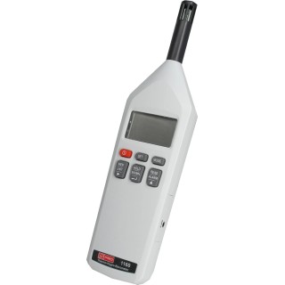 RS PRO Digital Hygrometer with USB Interface, ±0.4 °C Temperature Accuracy, ±3 %RH Humidity Accuracy, 100°C Max 127-8296
