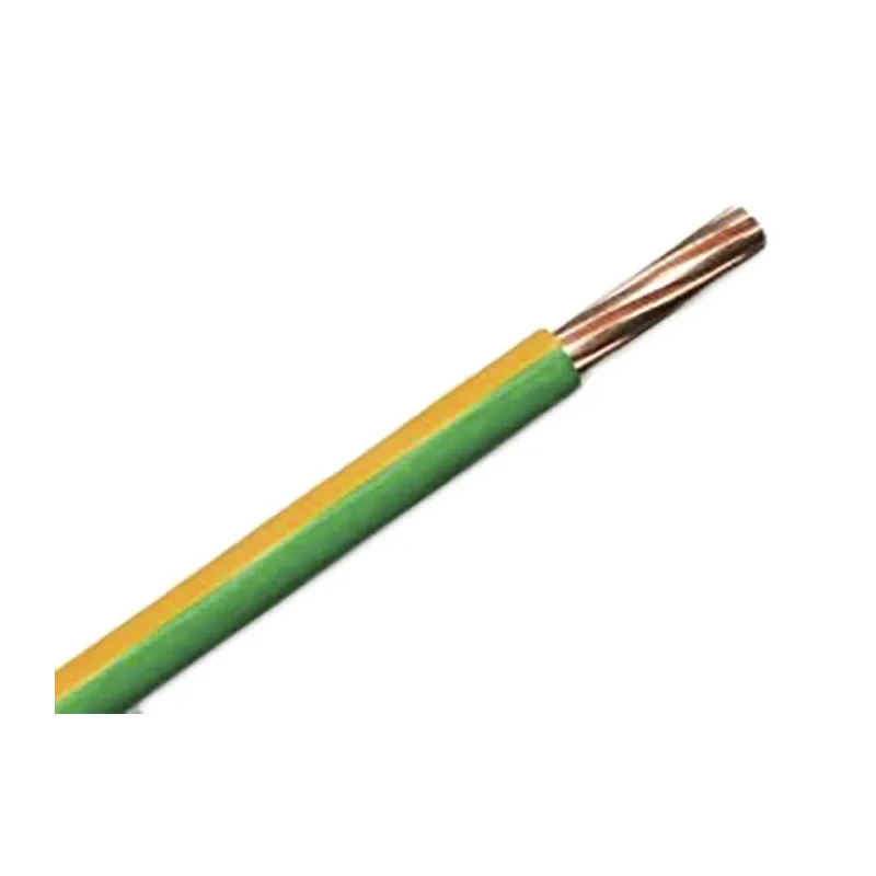 RS PRO 6491X Series Yellow Green 2.5 mm² Solid Copper Hook Up Wire 450/750 V 100 m Length 3.4 mm Diameter PVC Jacket 138-938