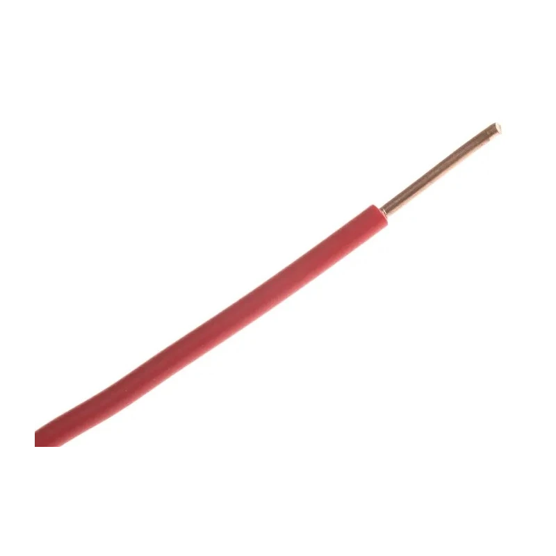 RS PRO 6491X Series Red 2.5 mm² Hook Up Wire, 0 AWG, 100 m Length, Polyvinyl Chloride Jacket, 450-750V Voltage 139-199
