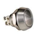 Bulgin Momentary Push Button Switch Panel Mount 12 mm Cutout SPST 2A 36V IP67 MMP0120