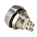 Bulgin Momentary Push Button Switch Panel Mount 12 mm Cutout SPST 2A 36V IP67 MMP0120