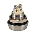 Bulgin Momentary Push Button Switch Panel Mount 12 mm Cutout SPST 2A 36V IP67 MMP0120