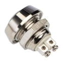 Bulgin Push Button Switch Panel Mount Momentary SPST 12 mm Cutout IP67 36 V DC/AC 2A MMP0120